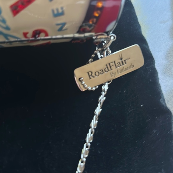 NWOT Rare Vintage Las Vegas License Plate Clutch with Swarovski Rhinestones - Picture 10 of 16